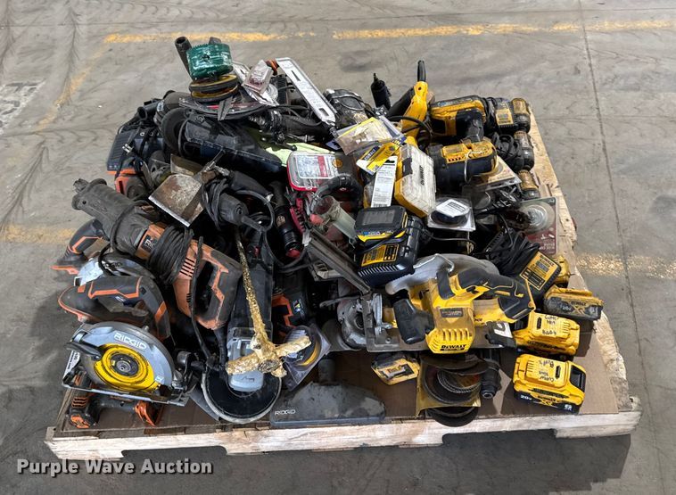 image for item EM2430 Assorted power tools