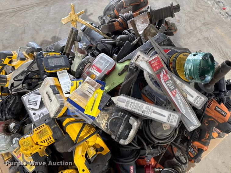 image for item EM2430 Assorted power tools