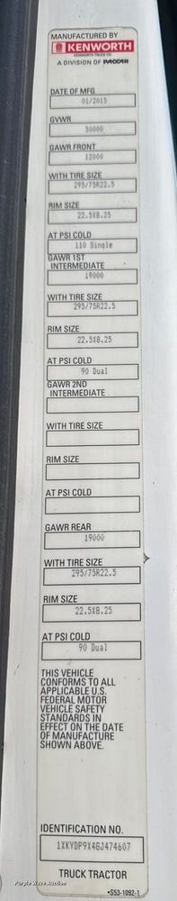 image for item EM2450 2016 Kenworth T680 semi truck