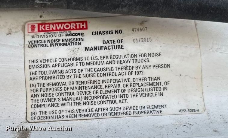 image for item EM2450 2016 Kenworth T680 semi truck