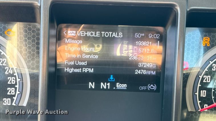 image for item EM2454 2022 Mack Granite semi truck