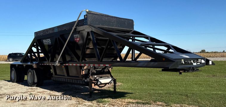 image for item EM2456 2024 Brazos Pitboss bottom dump trailer