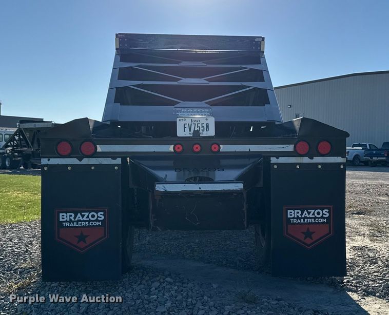image for item EM2456 2024 Brazos Pitboss bottom dump trailer