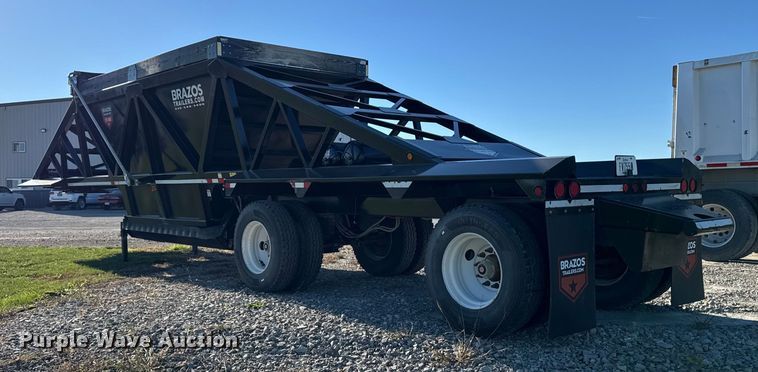image for item EM2456 2024 Brazos Pitboss bottom dump trailer