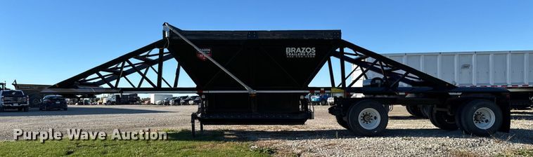 image for item EM2456 2024 Brazos Pitboss bottom dump trailer