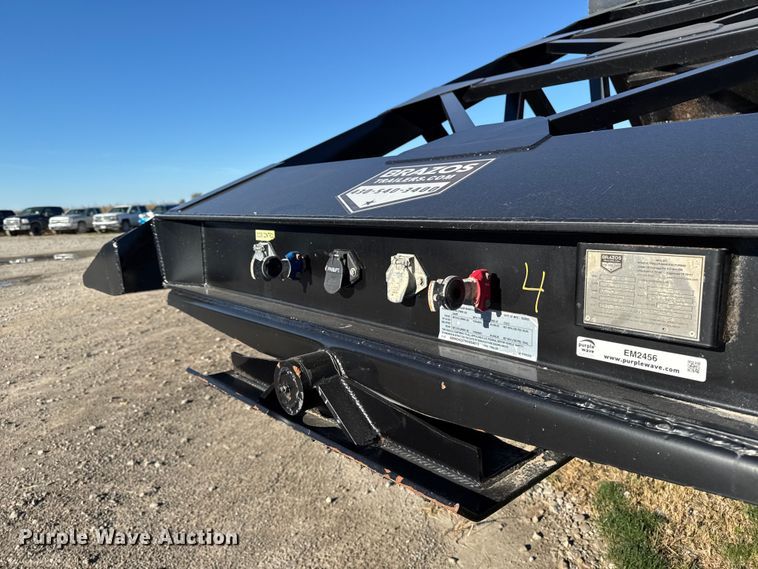 image for item EM2456 2024 Brazos Pitboss bottom dump trailer