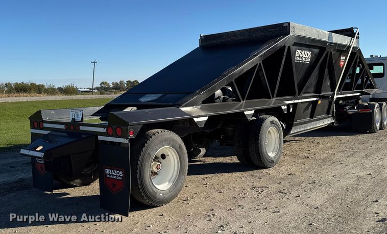 image for item EM2457 2024 Brazos Pitboss bottom dump trailer