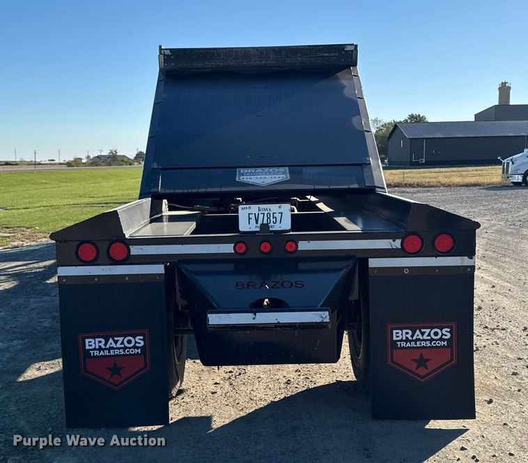 image for item EM2457 2024 Brazos Pitboss bottom dump trailer