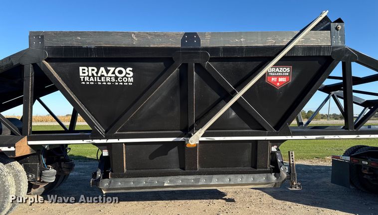 image for item EM2457 2024 Brazos Pitboss bottom dump trailer
