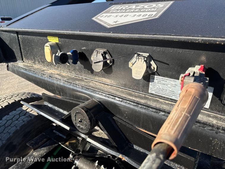 image for item EM2457 2024 Brazos Pitboss bottom dump trailer