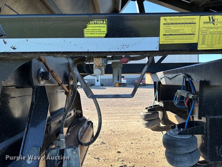 image for item EM2457 2024 Brazos Pitboss bottom dump trailer