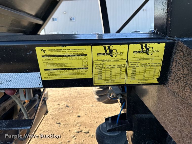 image for item EM2457 2024 Brazos Pitboss bottom dump trailer