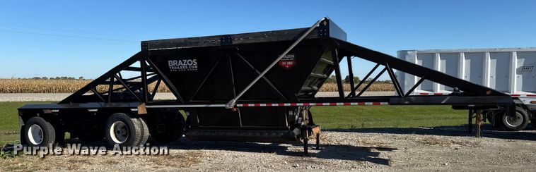 image for item EM2459 2024 Brazos Pitboss bottom dump trailer