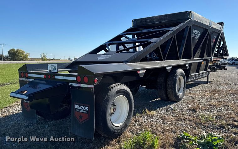 image for item EM2459 2024 Brazos Pitboss bottom dump trailer