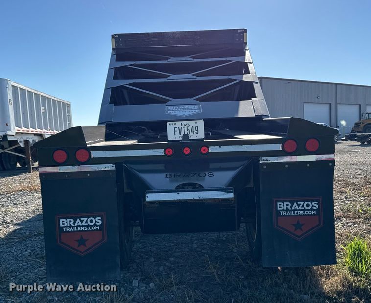 image for item EM2459 2024 Brazos Pitboss bottom dump trailer