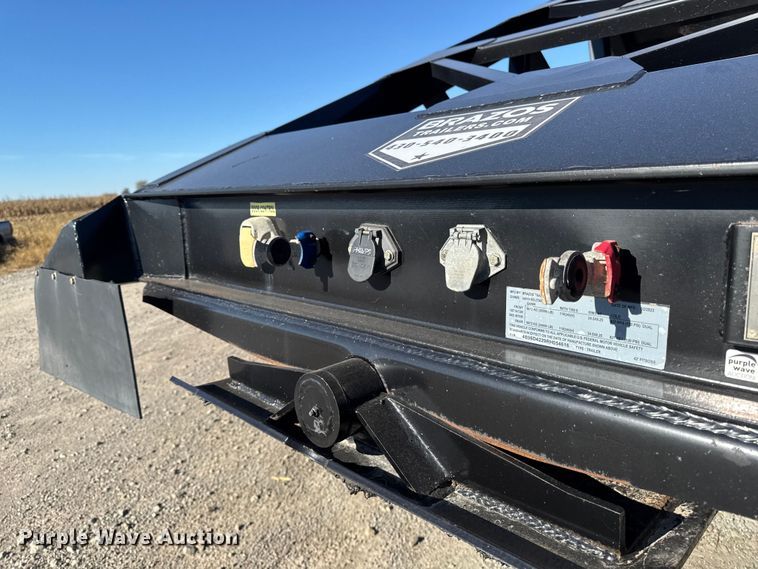 image for item EM2459 2024 Brazos Pitboss bottom dump trailer