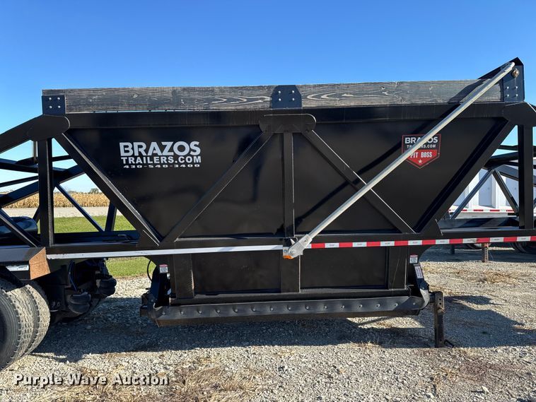 image for item EM2459 2024 Brazos Pitboss bottom dump trailer