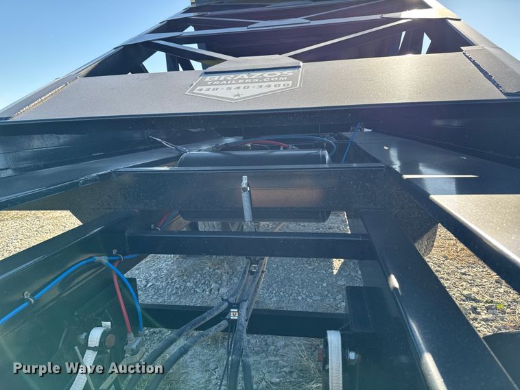 image for item EM2459 2024 Brazos Pitboss bottom dump trailer
