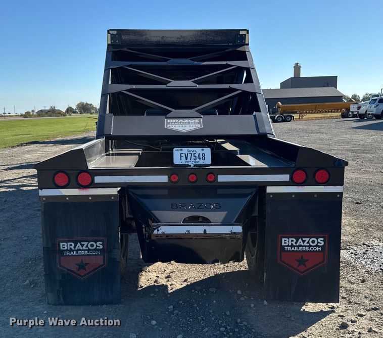 image for item EM2460 2024 Brazos Pitboss bottom dump trailer