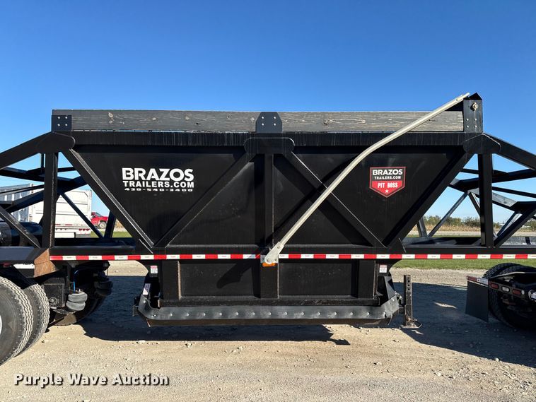 image for item EM2460 2024 Brazos Pitboss bottom dump trailer