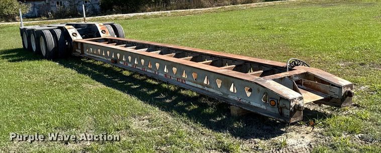 image for item EM2472 1998 Trail King TK110HDG-503 lowboy equipment trailer