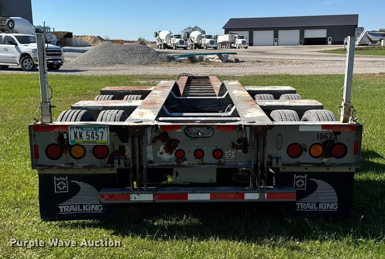 image for item EM2472 1998 Trail King TK110HDG-503 lowboy equipment trailer