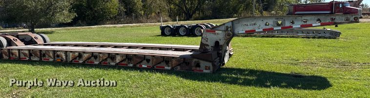 image for item EM2472 1998 Trail King TK110HDG-503 lowboy equipment trailer