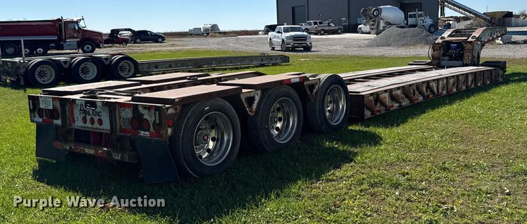 image for item EM2472 1998 Trail King TK110HDG-503 lowboy equipment trailer