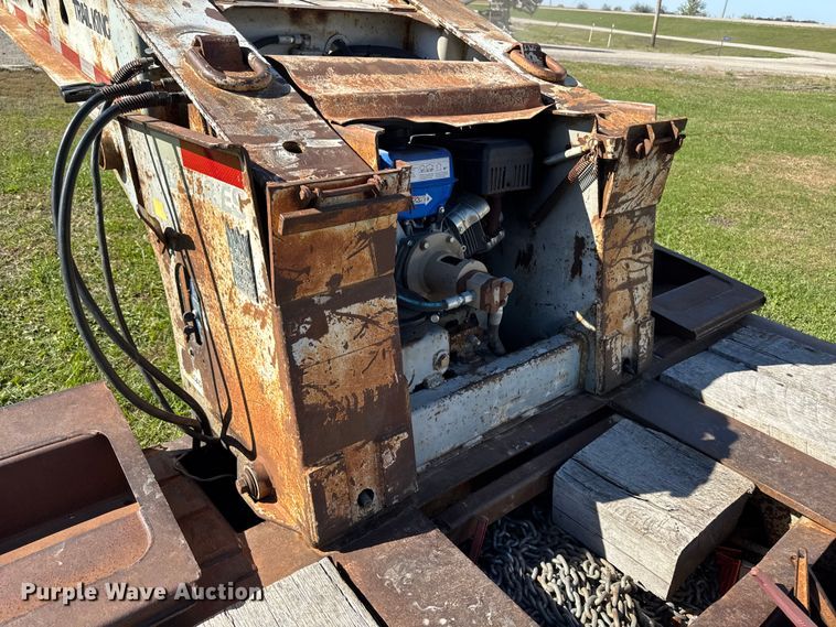 image for item EM2472 1998 Trail King TK110HDG-503 lowboy equipment trailer