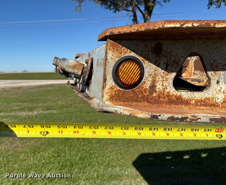 image for item EM2472 1998 Trail King TK110HDG-503 lowboy equipment trailer