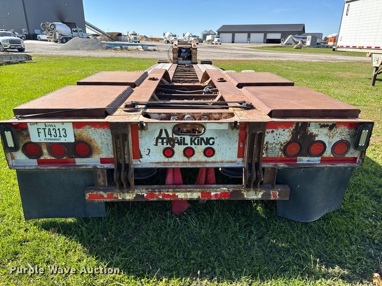 image for item EM2472 1998 Trail King TK110HDG-503 lowboy equipment trailer