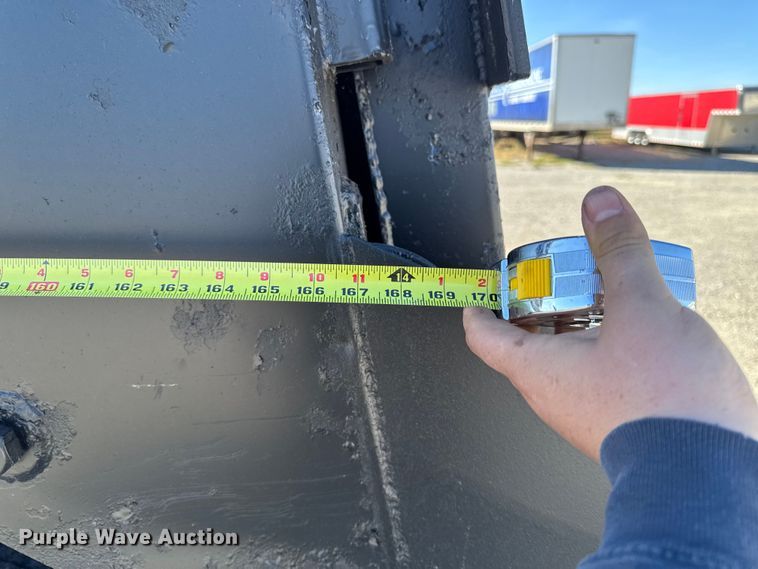 image for item EM2473 2002 Wheeler Steel Works end dump pup trailer