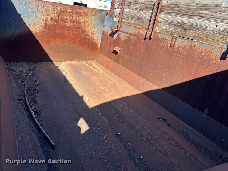 image for item EM2473 2002 Wheeler Steel Works end dump pup trailer