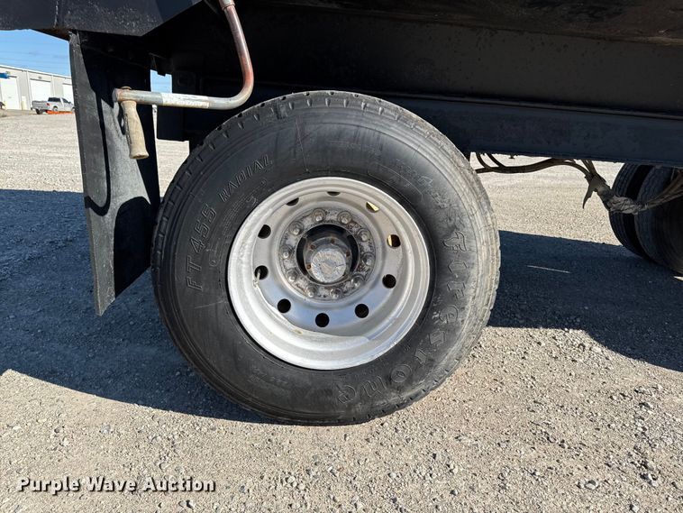 image for item EM2473 2002 Wheeler Steel Works end dump pup trailer