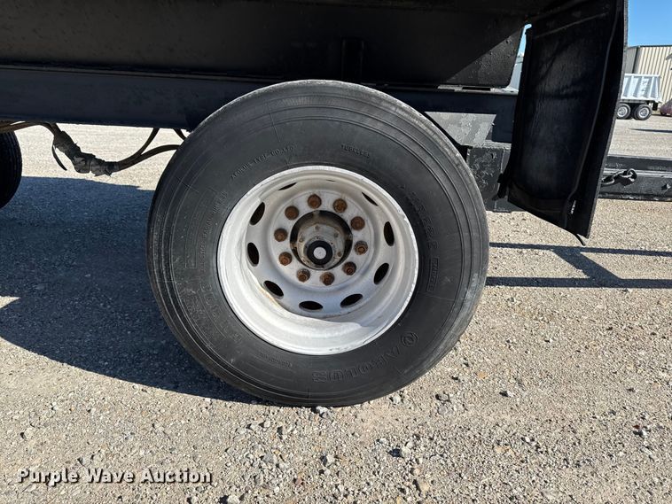 image for item EM2473 2002 Wheeler Steel Works end dump pup trailer