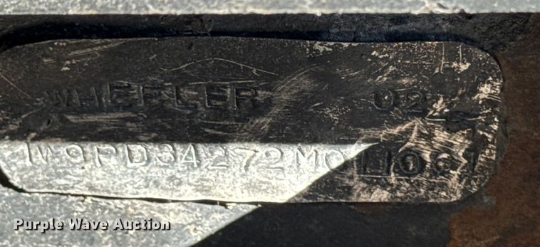 image for item EM2473 2002 Wheeler Steel Works end dump pup trailer