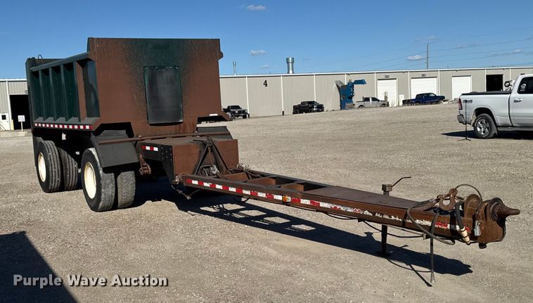 image for item EM2474 1997 Mar-Tech TEDSH14PP28W end dump pup trailer