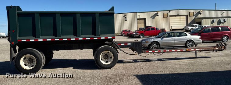 image for item EM2474 1997 Mar-Tech TEDSH14PP28W end dump pup trailer