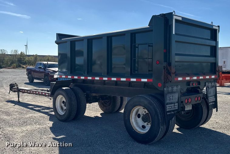 image for item EM2474 1997 Mar-Tech TEDSH14PP28W end dump pup trailer