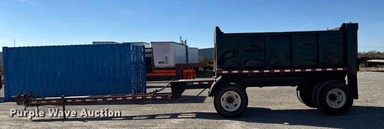 image for item EM2474 1997 Mar-Tech TEDSH14PP28W end dump pup trailer