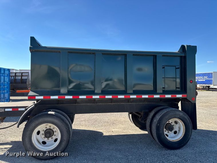 image for item EM2474 1997 Mar-Tech TEDSH14PP28W end dump pup trailer