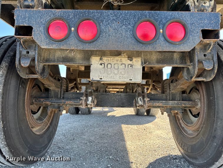 image for item EM2474 1997 Mar-Tech TEDSH14PP28W end dump pup trailer