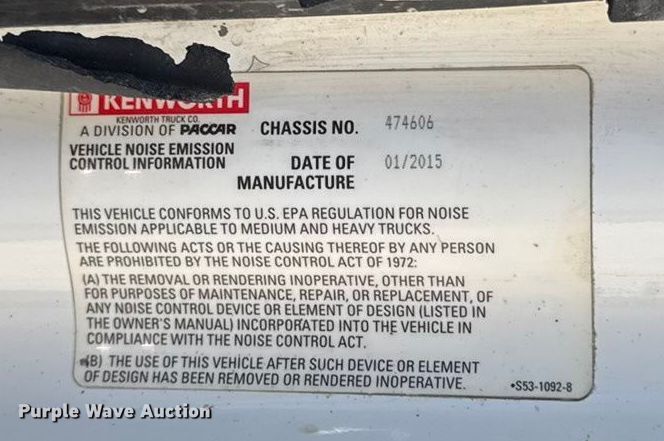 image for item EM2475 2016 Kenworth T680 semi truck