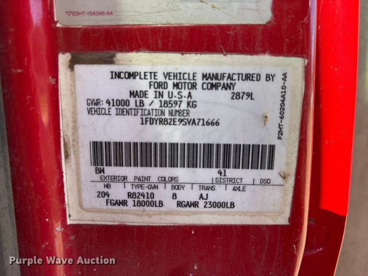 image for item EM6113 1995 Ford LN8000 sewer jetter truck