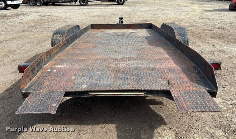 image for item EM6129 1990 Shop built tilt deck equipment trailer