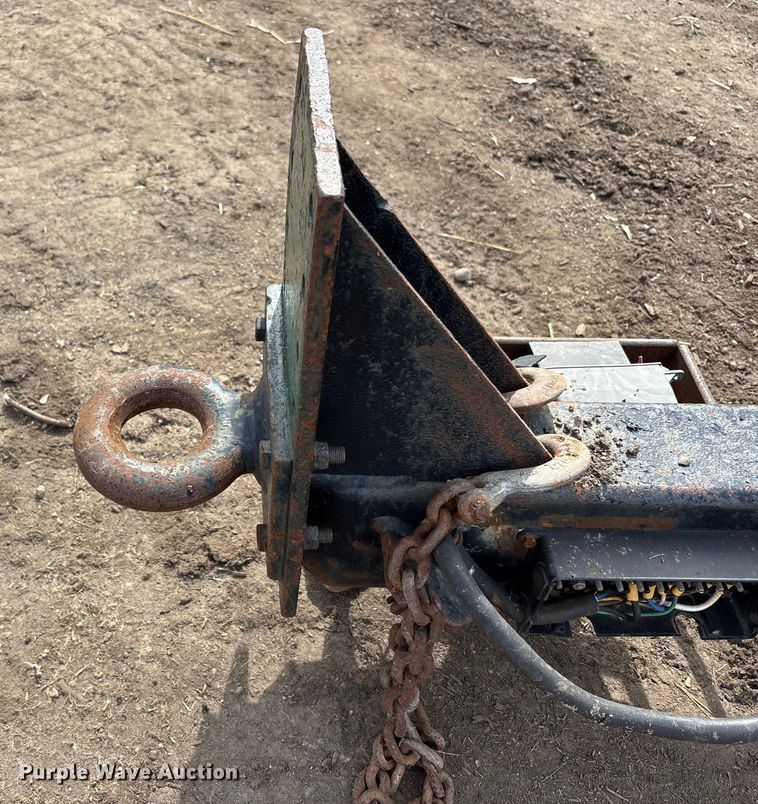 image for item EM6129 1990 Shop built tilt deck equipment trailer