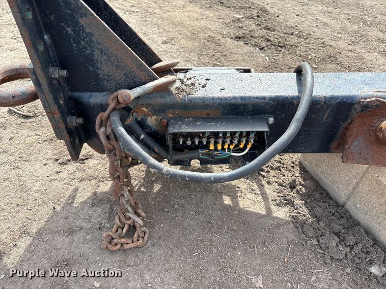 image for item EM6129 1990 Shop built tilt deck equipment trailer