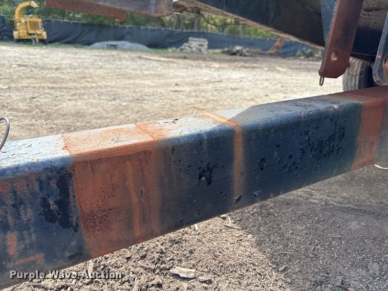 image for item EM6129 1990 Shop built tilt deck equipment trailer