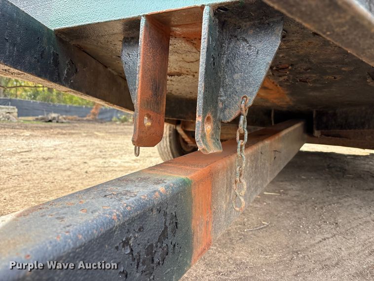 image for item EM6129 1990 Shop built tilt deck equipment trailer