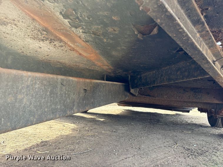 image for item EM6129 1990 Shop built tilt deck equipment trailer